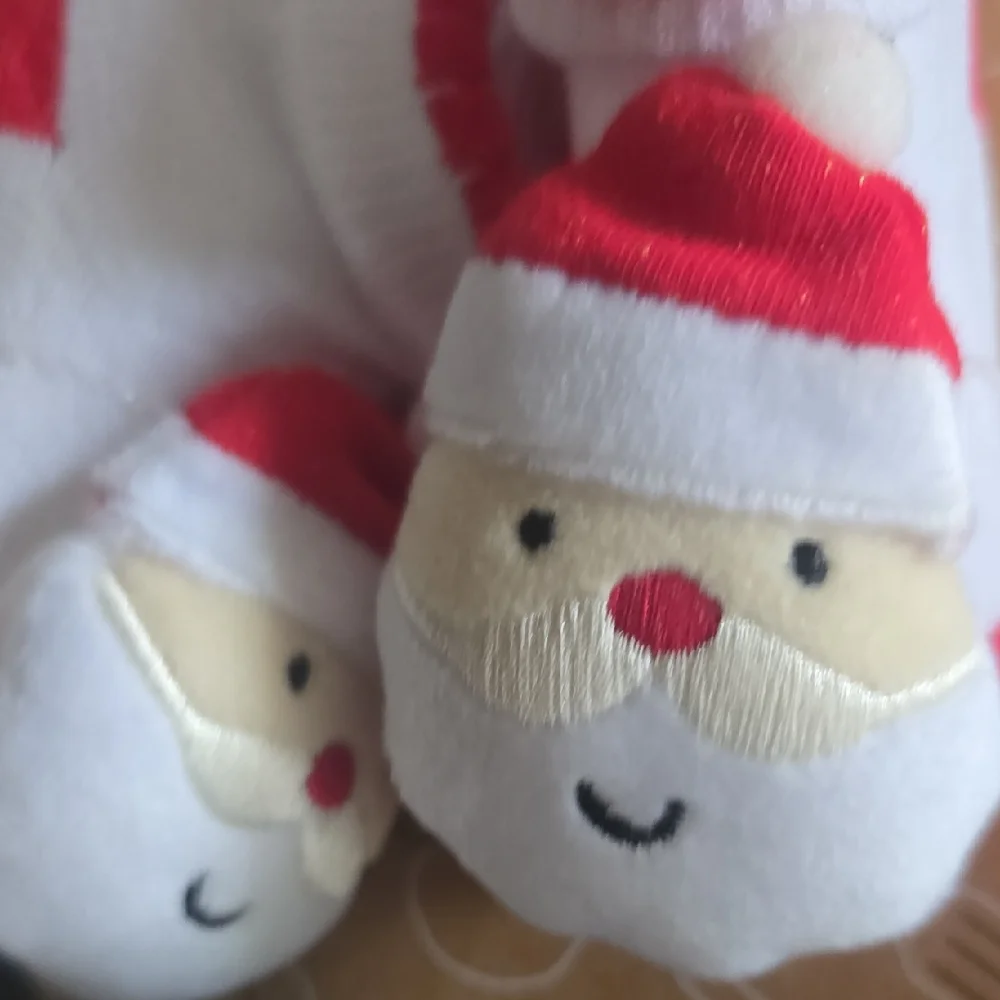 Baby Essentials Festive Red and White Hat and Sock Set